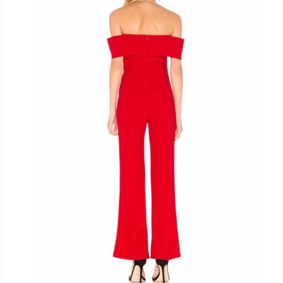 Women’s Red Jumpsuit - Picture 3 of 4